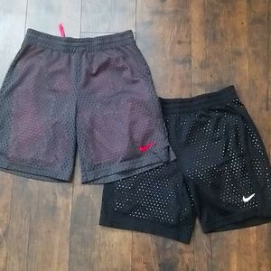 2 for 1 Nike girls basketball shorts